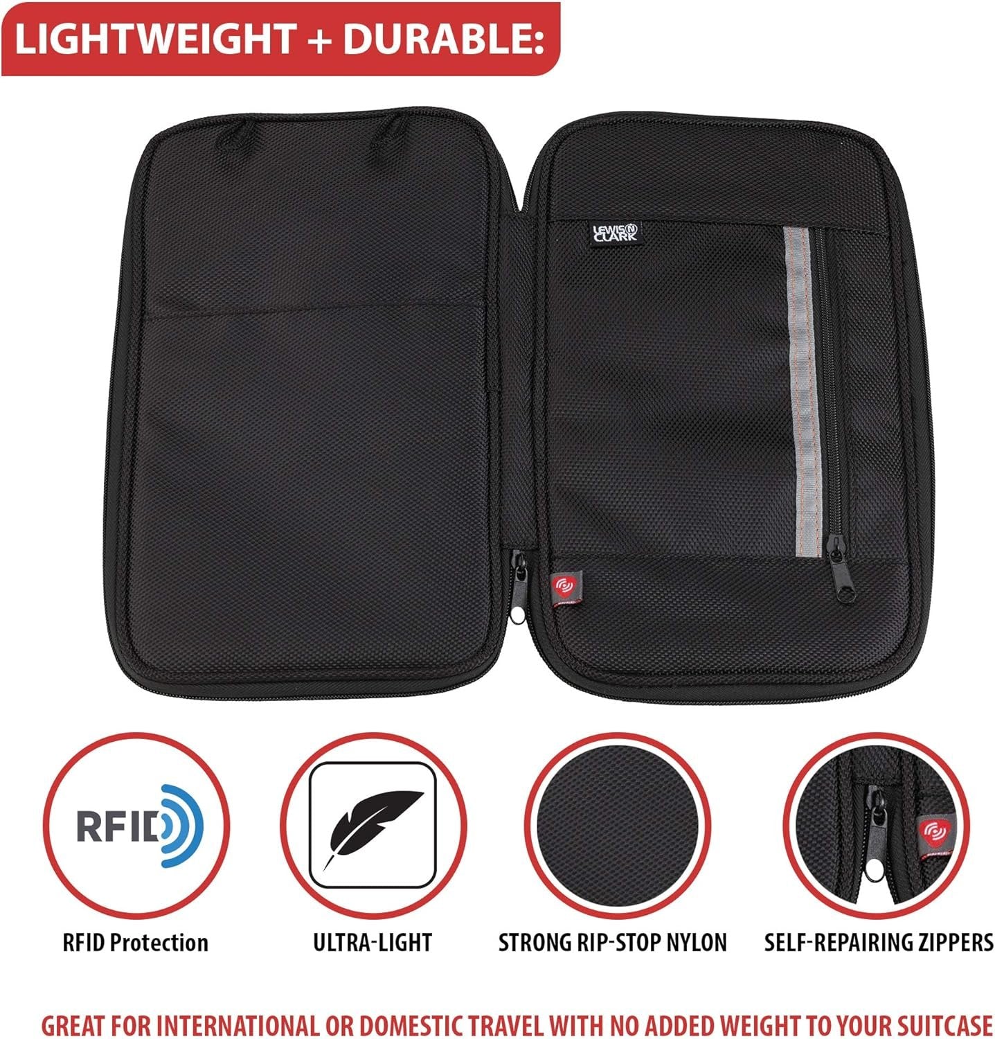 Lewis N. Clark Luggage RFID Document Organizer