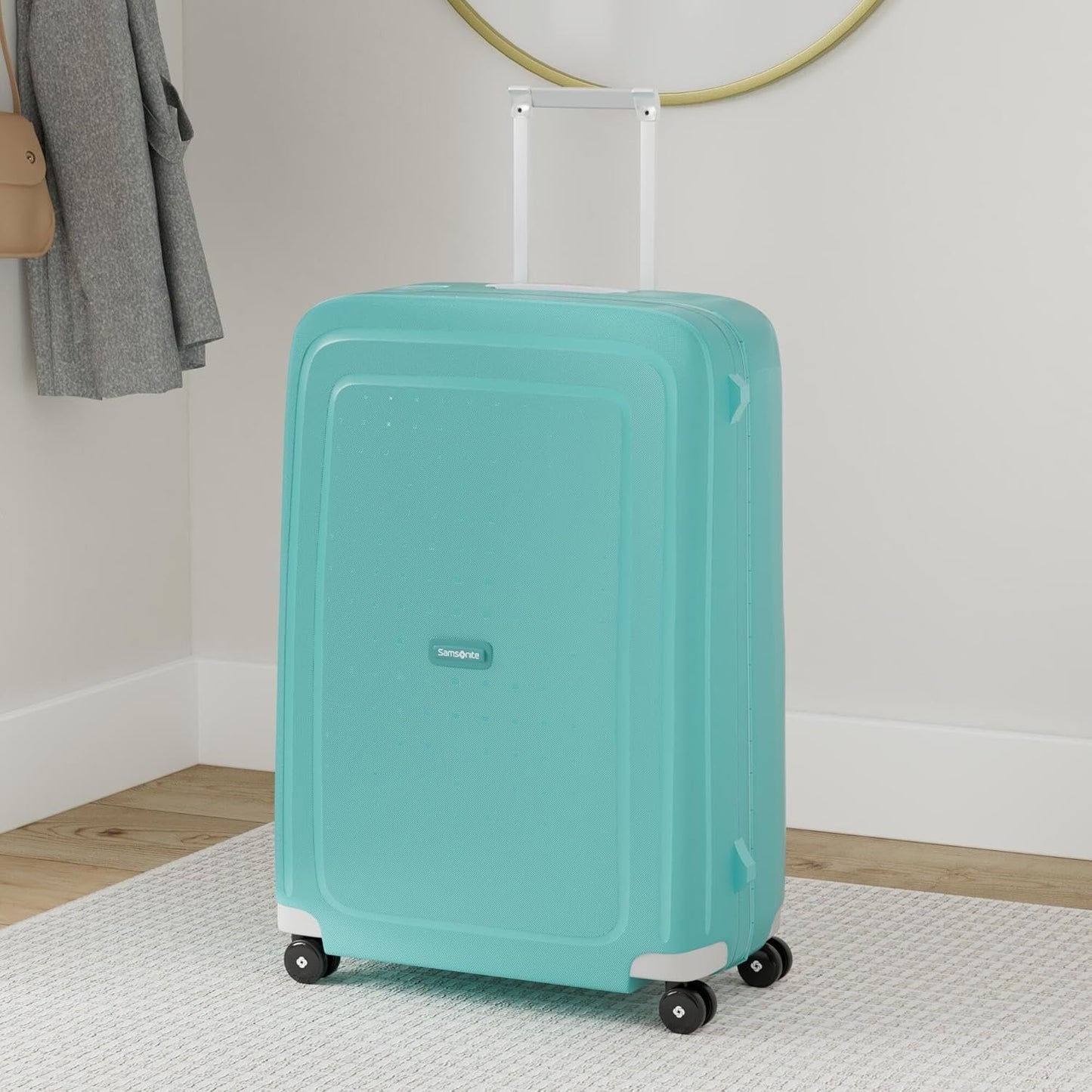 Samsonite S'Cure Spinner, Blue (Aqua Blue), Spinner 81/30