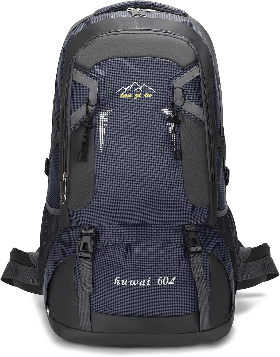 Mxaeyar 60L Hiking Backpack,Waterproof Travel Backpack,Lightweight Camping Rucksack with Machine Washable Design,Unisex Trekking Bag for Outdoor Adventures, Cycling, Daily Use