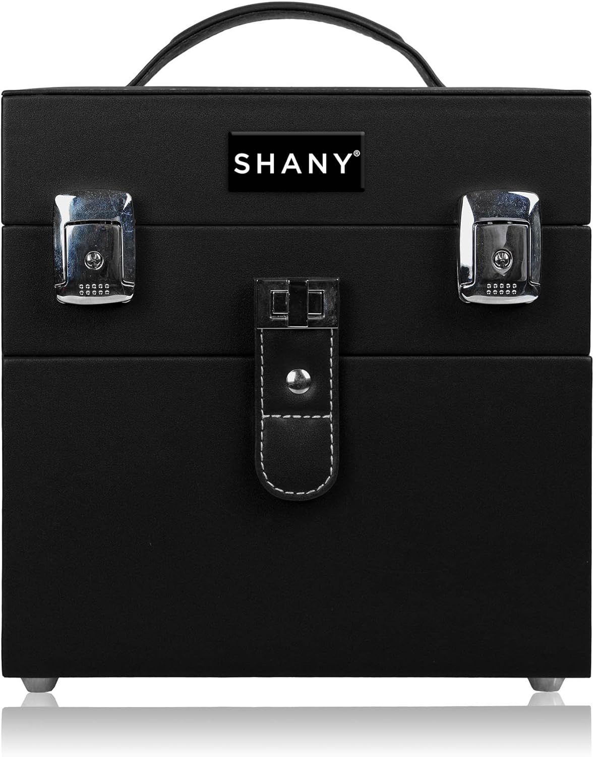 SHANY Color Matters - Nail Accessories Organizer and Makeup Train Case - Black