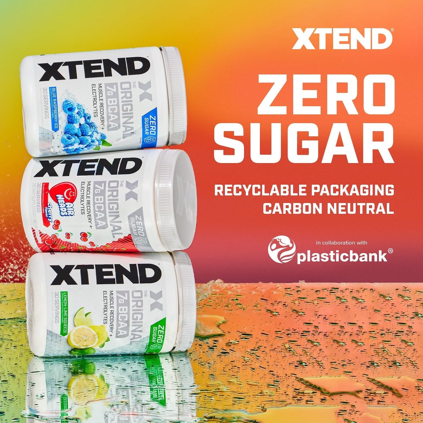Xtend Amino Acids 30 Serves Italian Strawberry Kiwi Splash 426 grams