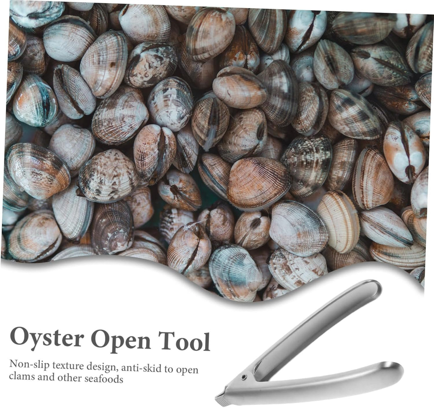 Zerodeko 1 Pz Apriostriche Utensili per di Mare Apriostriche Morsetto in Acciaio Inox Gadget da Cucina