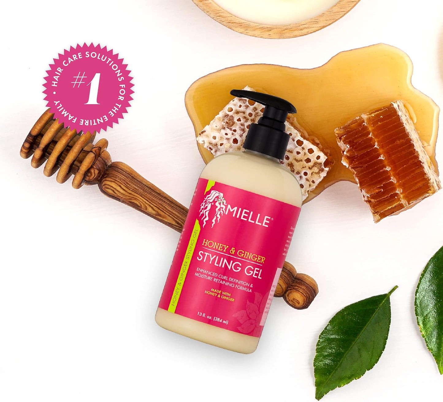 Mielle Organics Styling Gel Honey & Ginger 13oz / 384ml