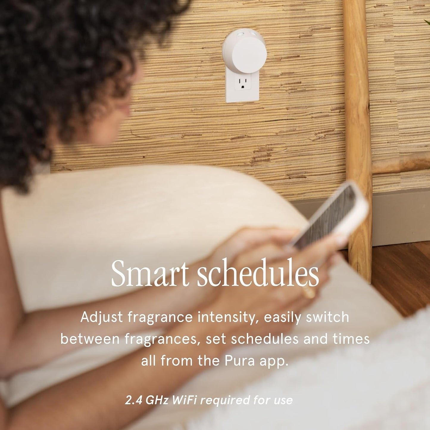 Pura 4 Smart Fragrance Diffuser - Adjustable Home Diffuser with LED Light & Automatic Vial Detection - Wi-Fi Device for Personalized Home Scenting Experience - Long-Lasting Diffuser Aroma