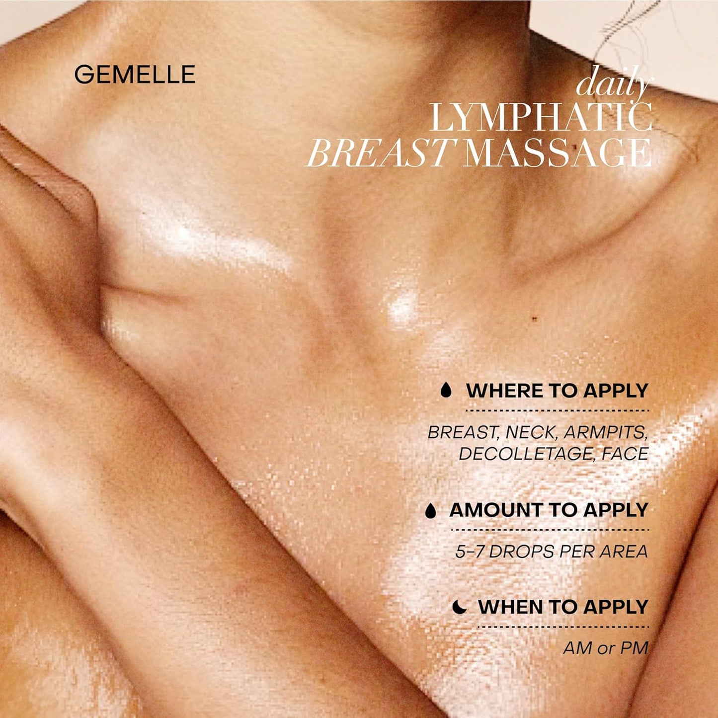 GEMELLE Anti-Aging + Breast Massage Oil | Moisturize, Repair & Protect, Circulation, Beauty & Wellness (30ml/30ml) - Starter Duo