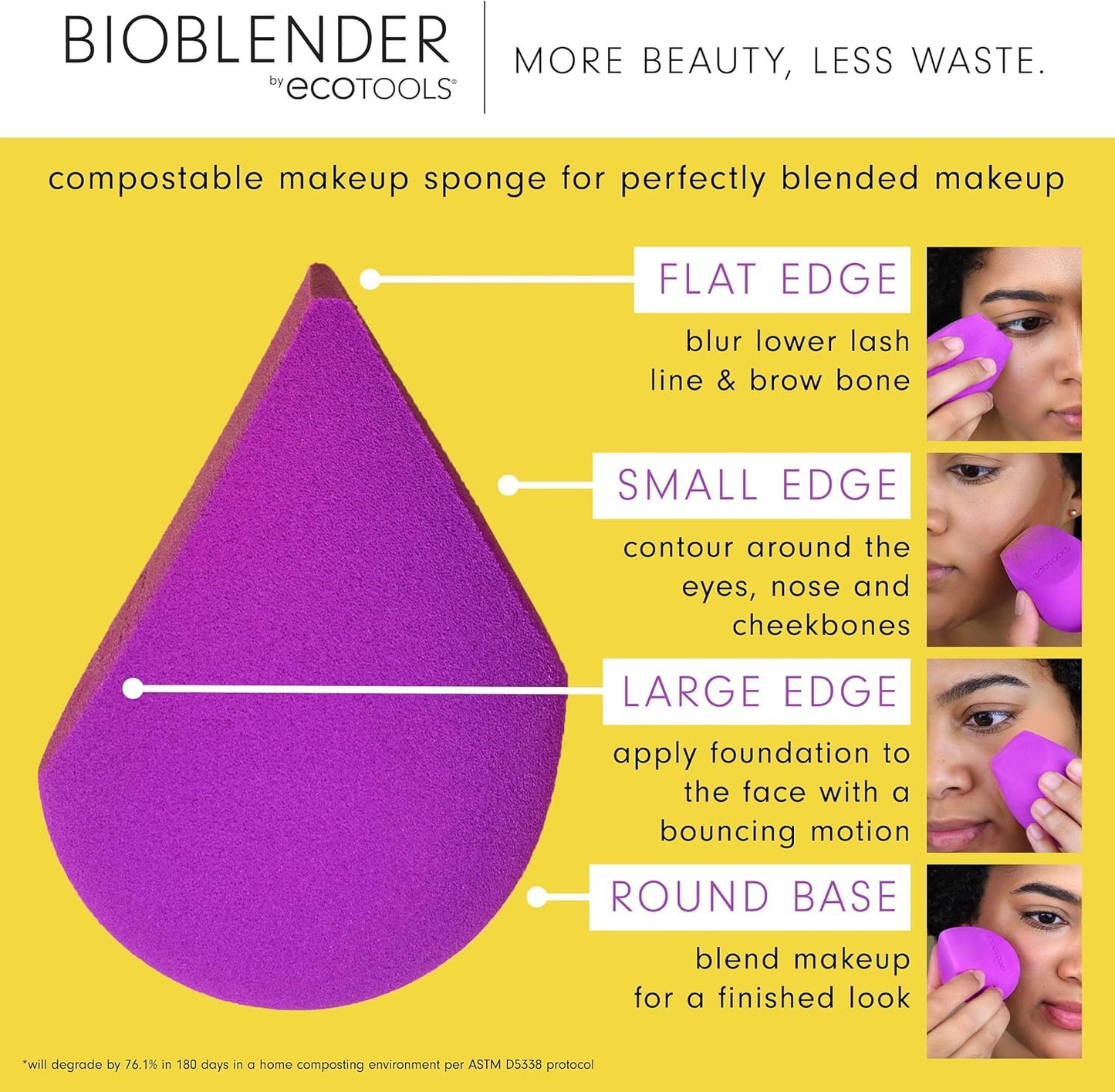 Bioblender - Esponja De Maquillaje Biodegradable Ecotools