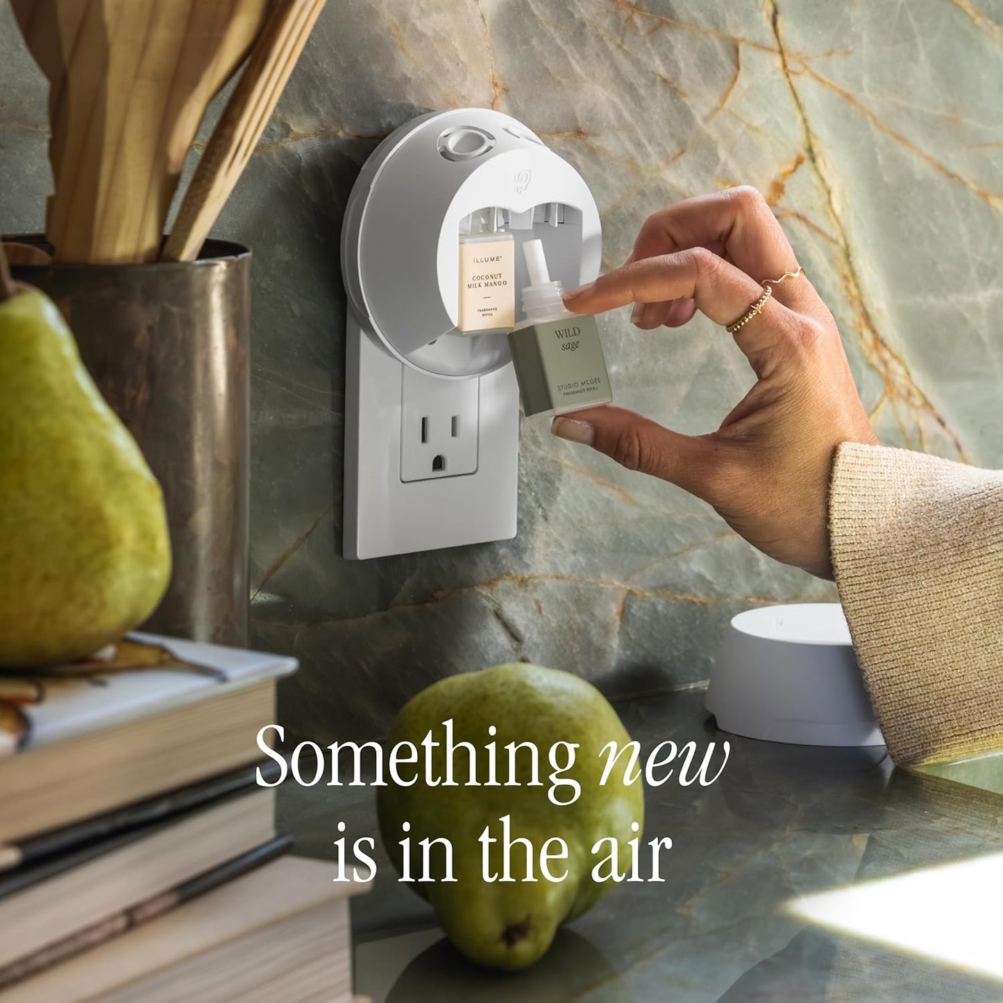 Pura 4 Smart Fragrance Diffuser - Adjustable Home Diffuser with LED Light & Automatic Vial Detection - Wi-Fi Device for Personalized Home Scenting Experience - Long-Lasting Diffuser Aroma