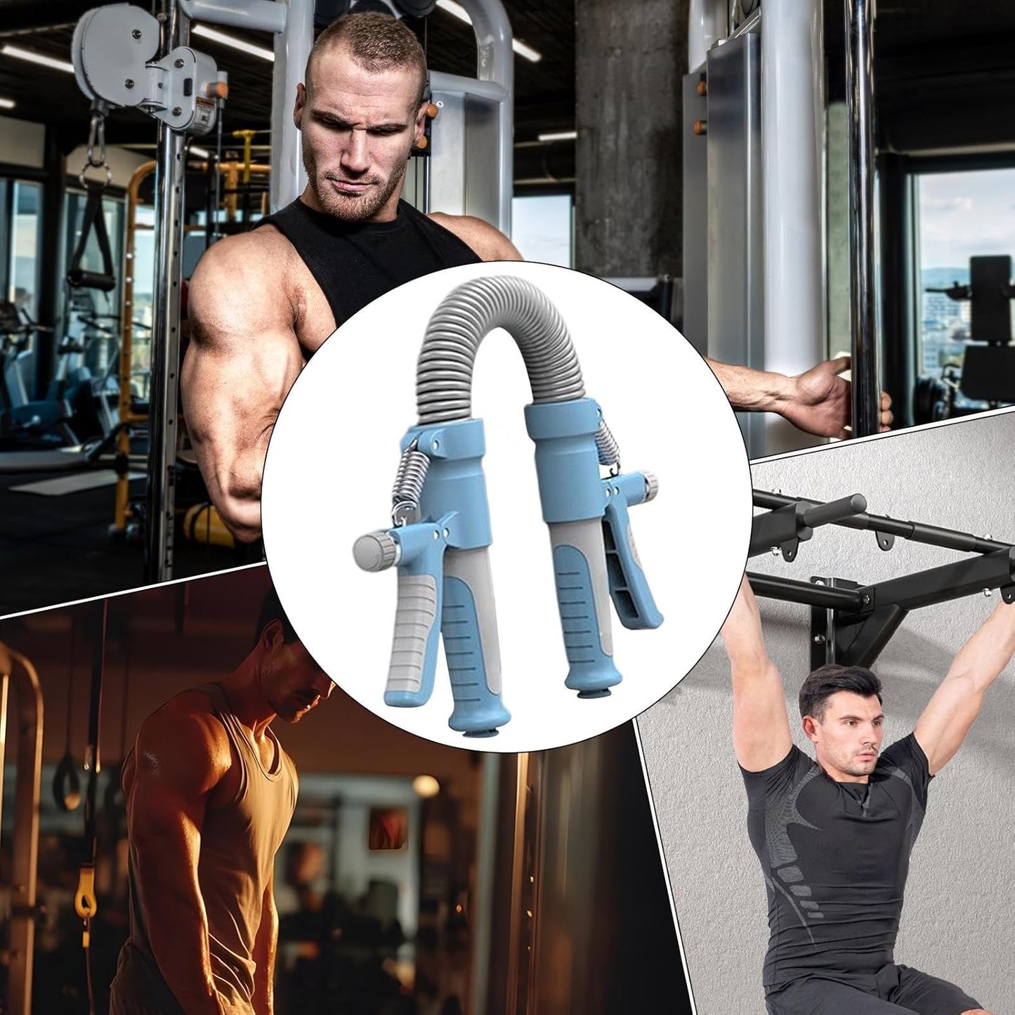 Arm Muscle Trainer, Chest Strength Equipment, Forearm Resistance Tool, Adjustable Grip Device, Compact Exercise Gear, Ideal for Upper Body Workouts, Shoulder Conditioning, Home Fitness Routines
