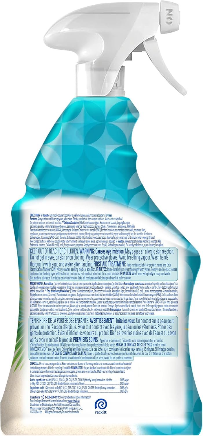 LYSOL ALL PURPOSE CLEANER TRIGGER - New Day Coconut & Sea Minerals 650mL