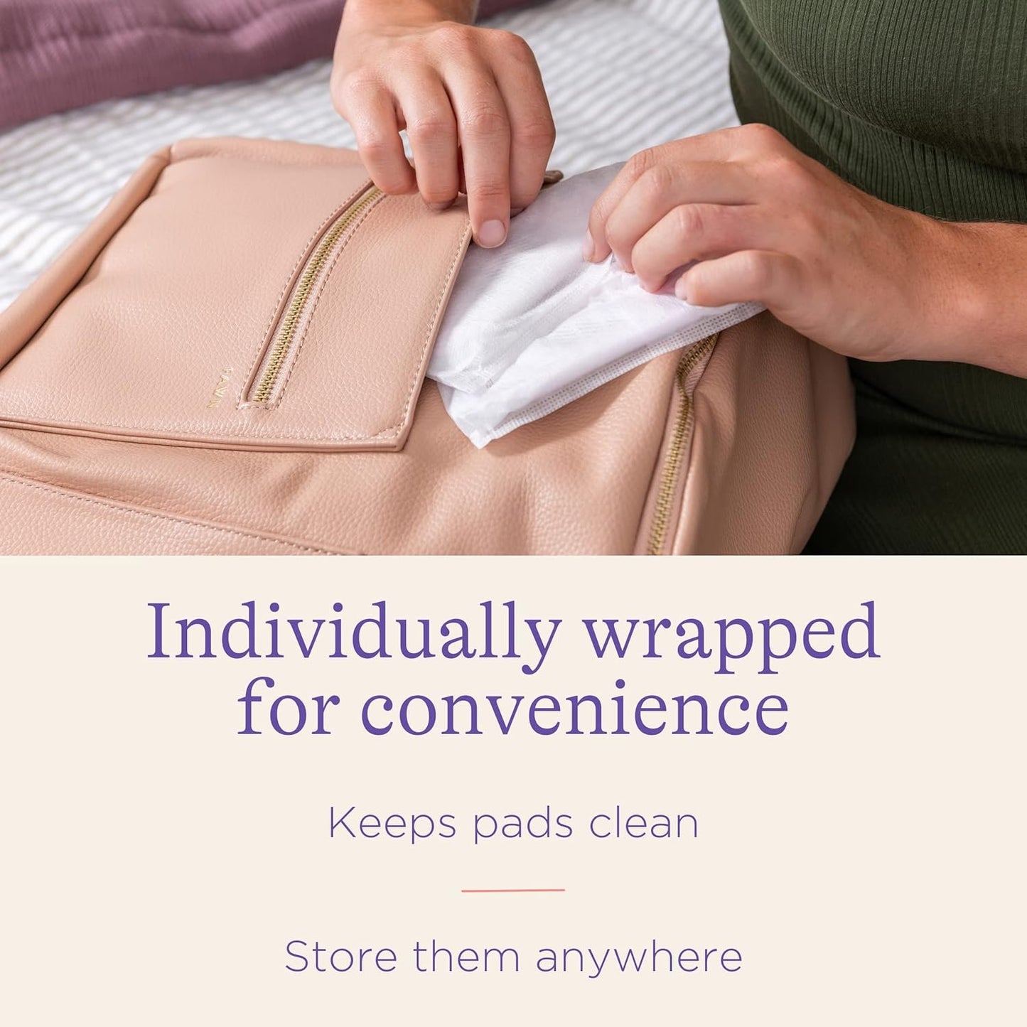 Lansinoh Stay Dry Disposable Nursing Pads, Ultra Thin with Full Coverage, Soft and Super Absorbent Breast Pads, Breastfeeding Essentials for Moms, 100 Count