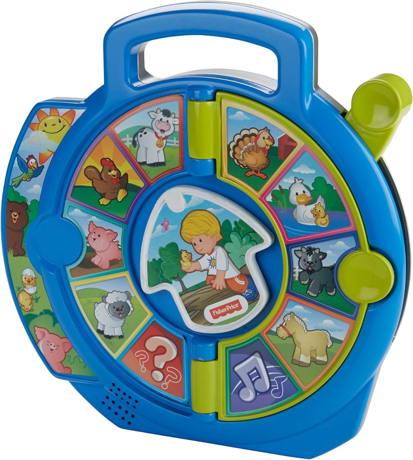 Fisher-Price Little People Toddler Learning Toy World of Animals See ‘n Say with Music and Sounds for Ages 18+ Months