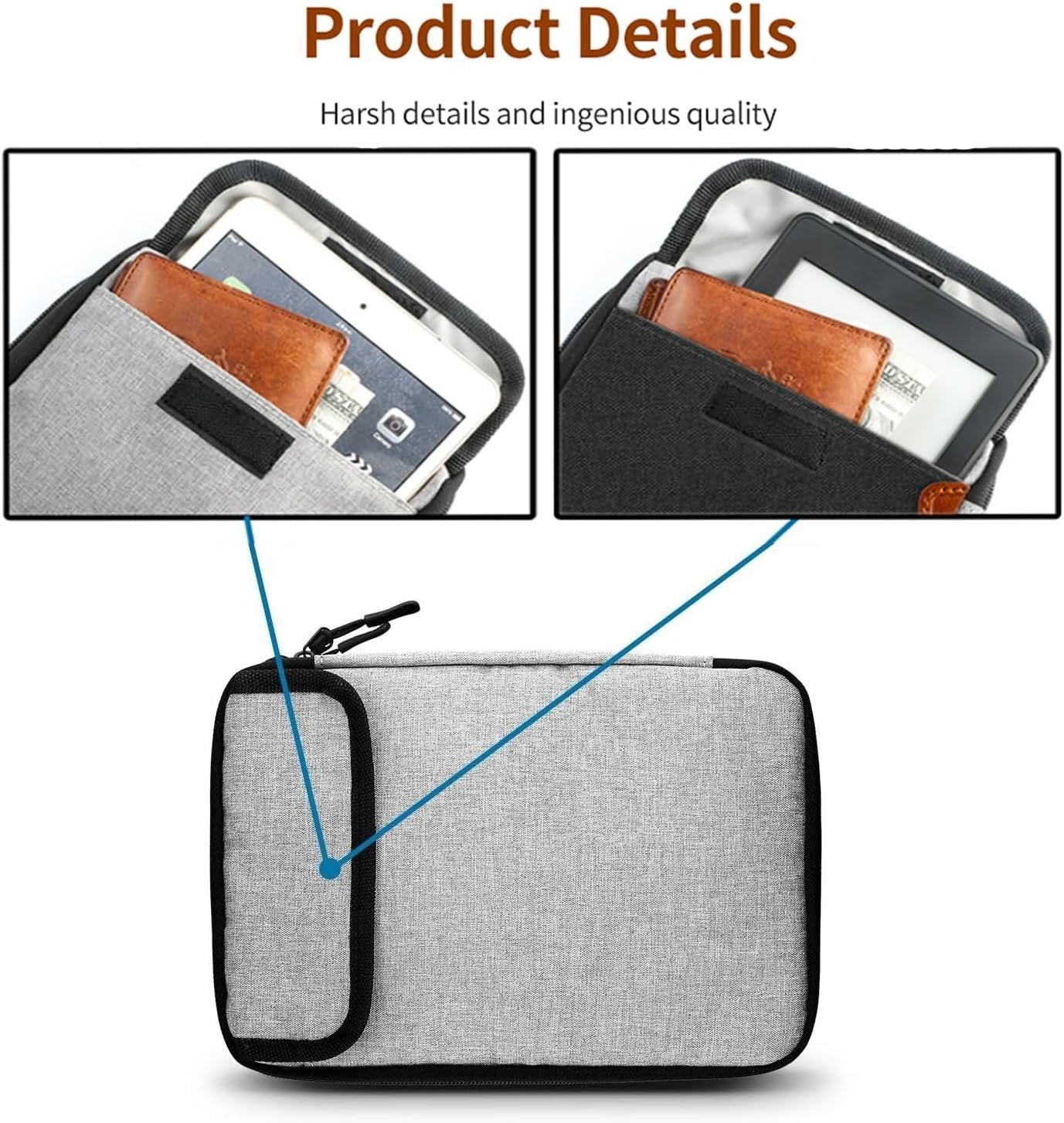 Travel Cable Organiser Bag,T Tersely Travel Gadget Cables Electronics Organiser Accessories Bag,Portable Tech Pouch Gear Bag Cable Bag Phone Carrying Storage Case for Headphone Earphone USB