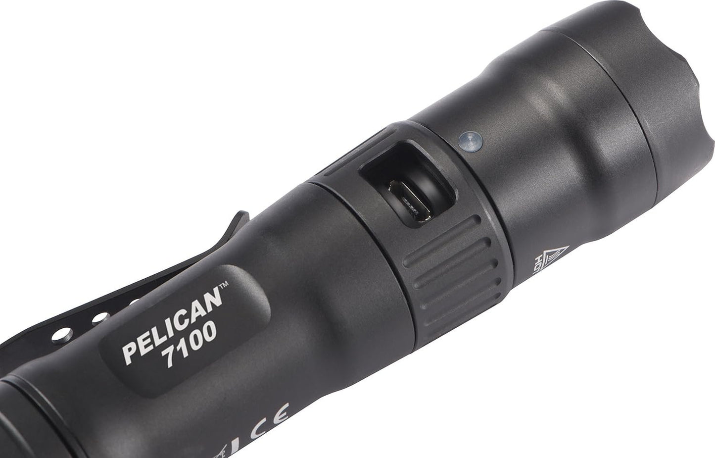 Pelican 7100 Rechargeable Tactical Flashlight (Black), Multi, One Size (071000-0000-110)