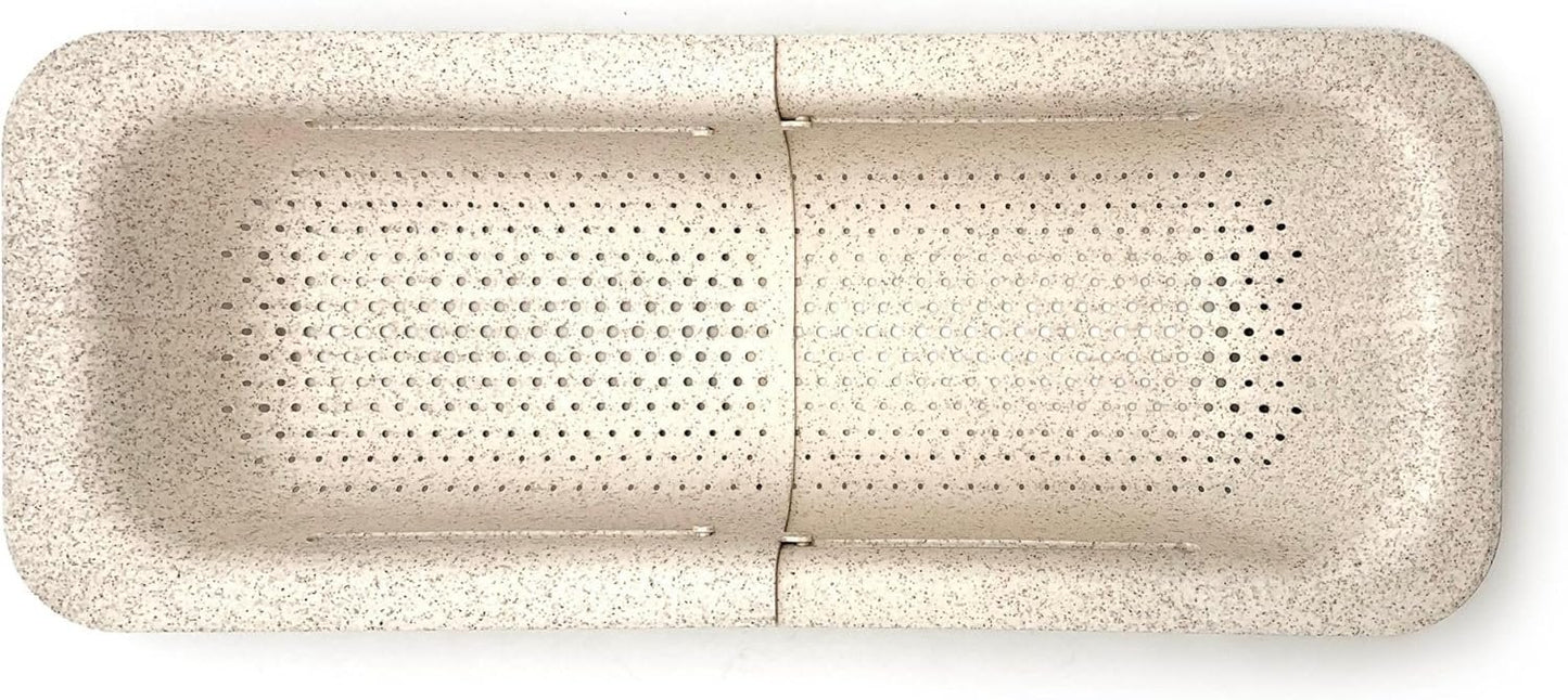 Starfrit Gourmet ECO - Over-The-Sink Colander - Expands up to 19.7" - Up to 4.2 L Capacity - Wheat Straw Fibers