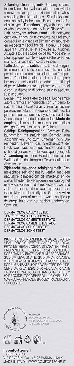 Comfort Zone Essential Care Leche Limpiadora 200ml