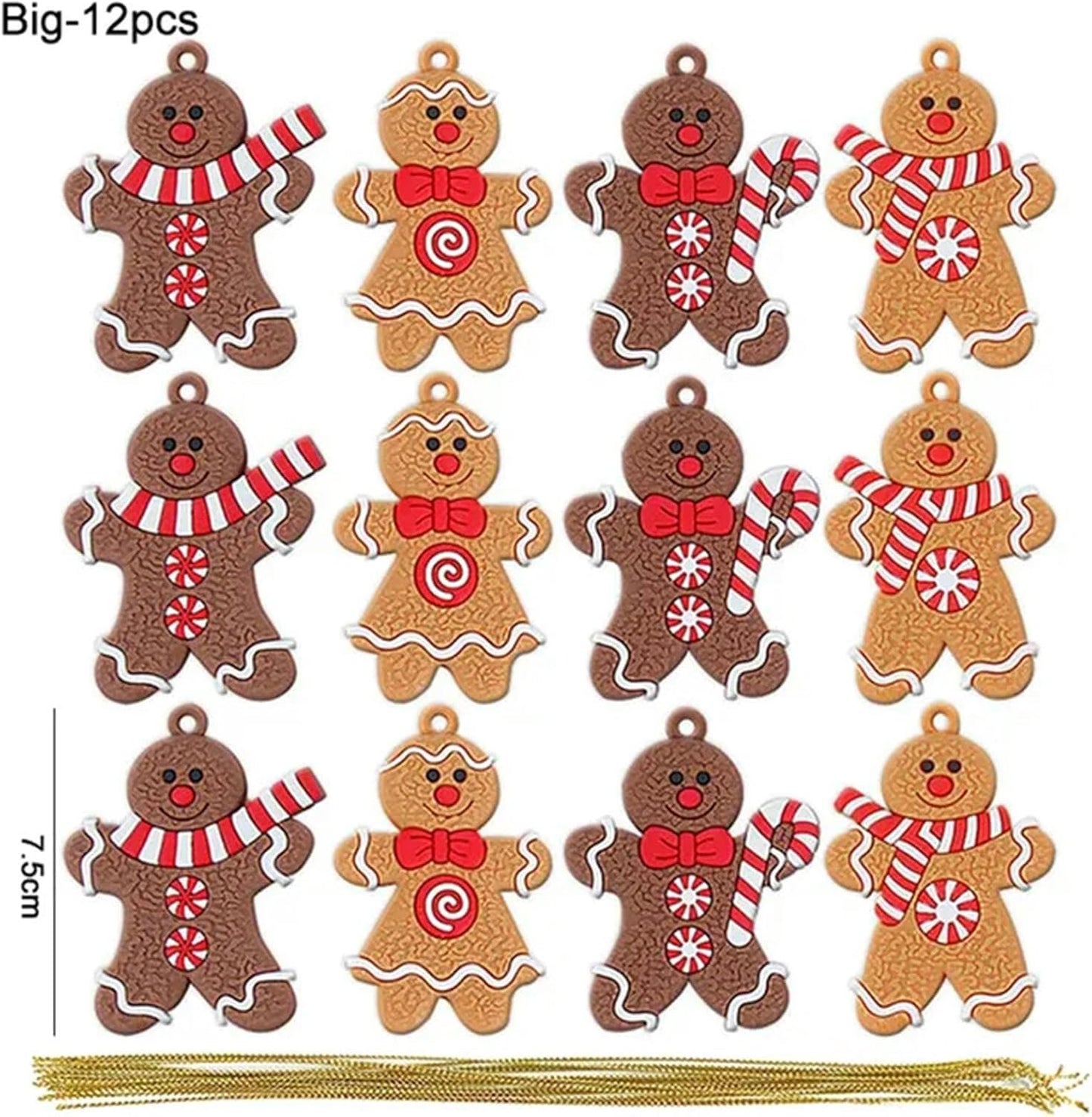MdybF decorazioni natalizie 10% Ornamenti Per Natali Di Natale Sospeso Sospeso Decorazioni Di Natale Per Casa Regalo Per Il Nuovo Anno-11pcs-h