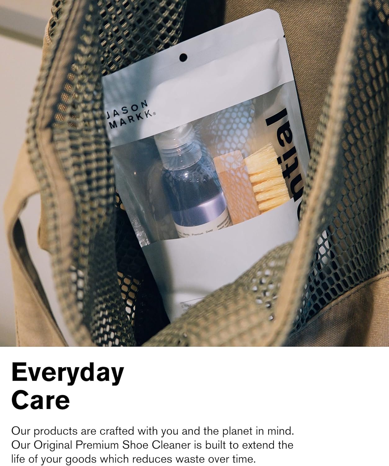 Jason Markk, Shoe Cleaner, Deep Cleaning Solution & Durables Brush, Sneaker Care, Ideal for Footwear, Leather, Rubber