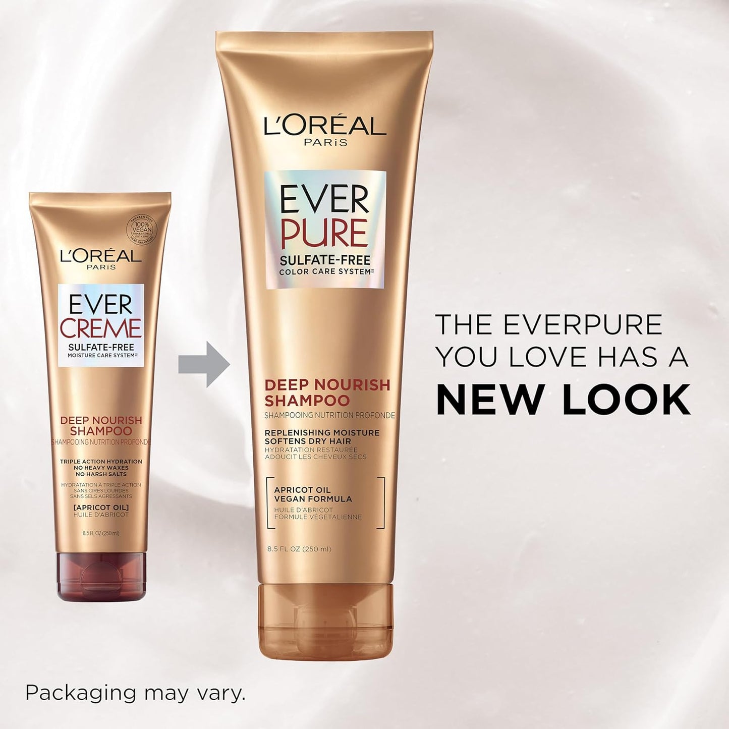 L'Oréal Paris EverCreme Sulfate Free Deep Nourish Conditoner, 8.5 fl. oz.