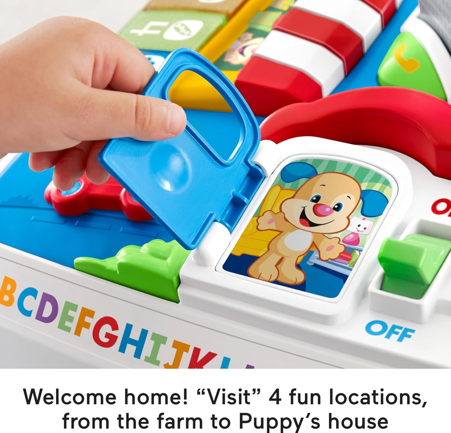 Fisher-Price Laugh & Learn Around the Town Learning Table, interactive play center with Smart Stages learning content for infants and toddlers ages 6 months & up