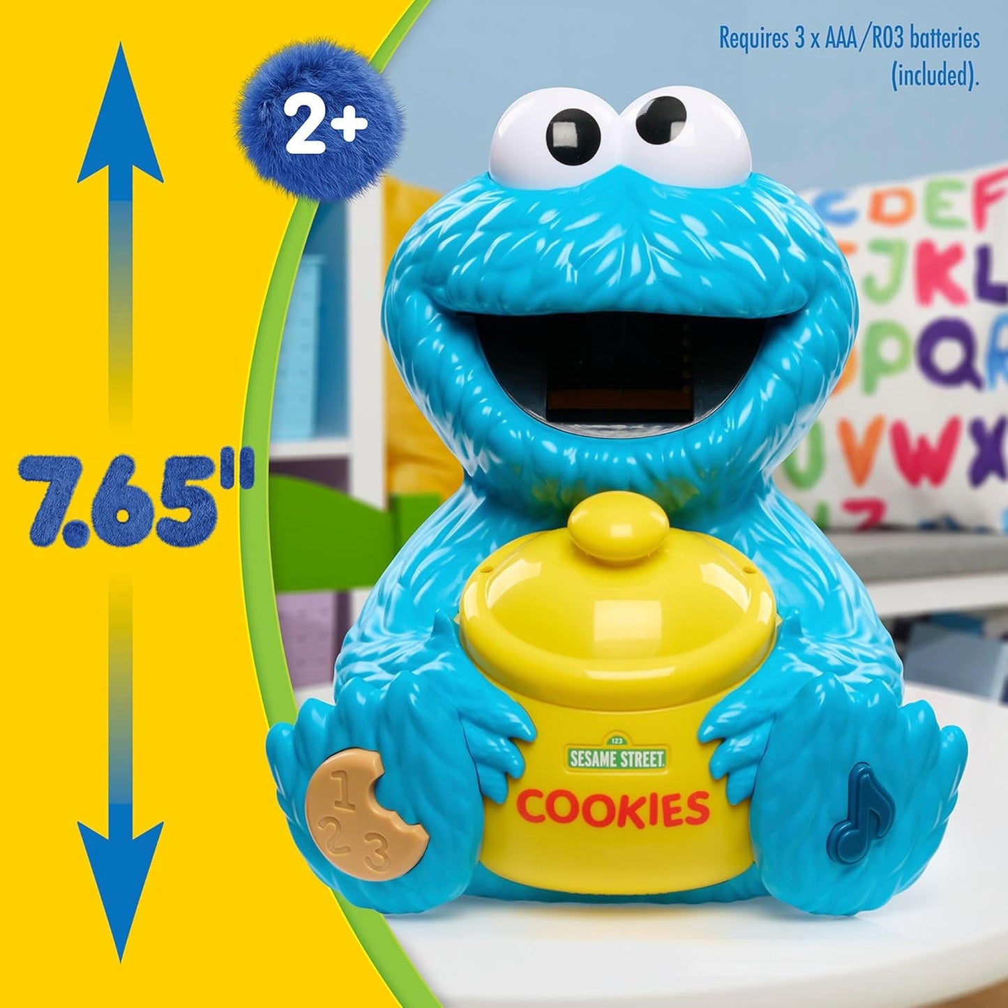 Sesame Street Cookie Monster's Counting Jar Toy