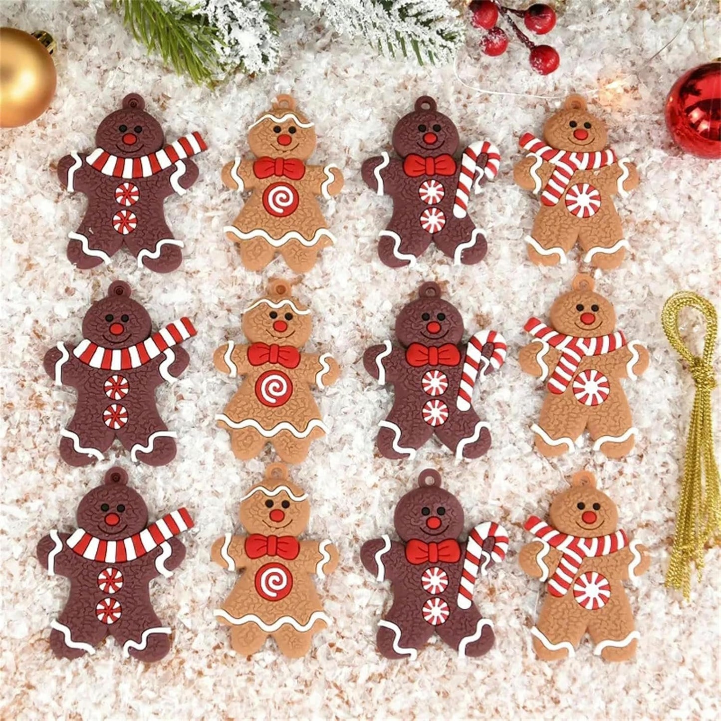 MdybF decorazioni natalizie 10% Ornamenti Per Natali Di Natale Sospeso Sospeso Decorazioni Di Natale Per Casa Regalo Per Il Nuovo Anno-11pcs-h