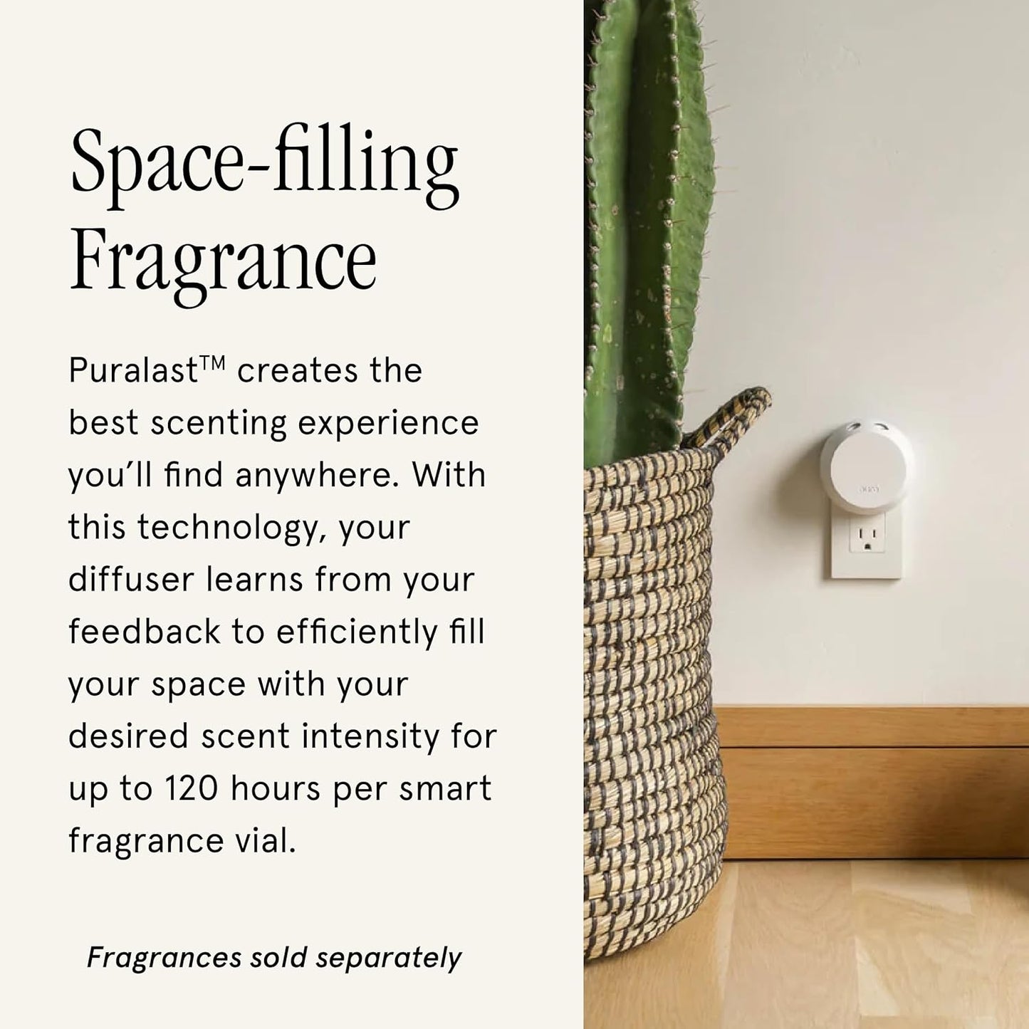 Pura 4 Smart Fragrance Diffuser - Adjustable Home Diffuser with LED Light & Automatic Vial Detection - Wi-Fi Device for Personalized Home Scenting Experience - Long-Lasting Diffuser Aroma
