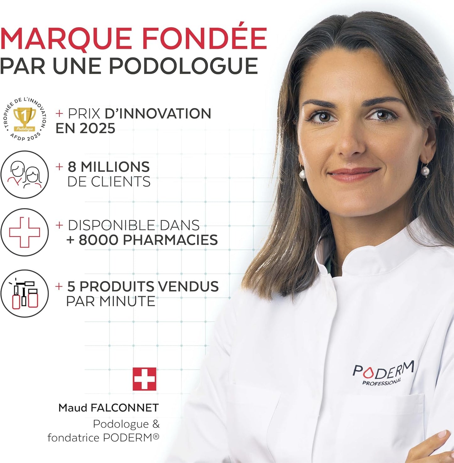 Poderm Nail Mycosis Treatment Serum Pen - Developed by a Podiatrist - Made in Switzerland - Supplend Pen for Hand and Foot Nail Care - Infection Treatment