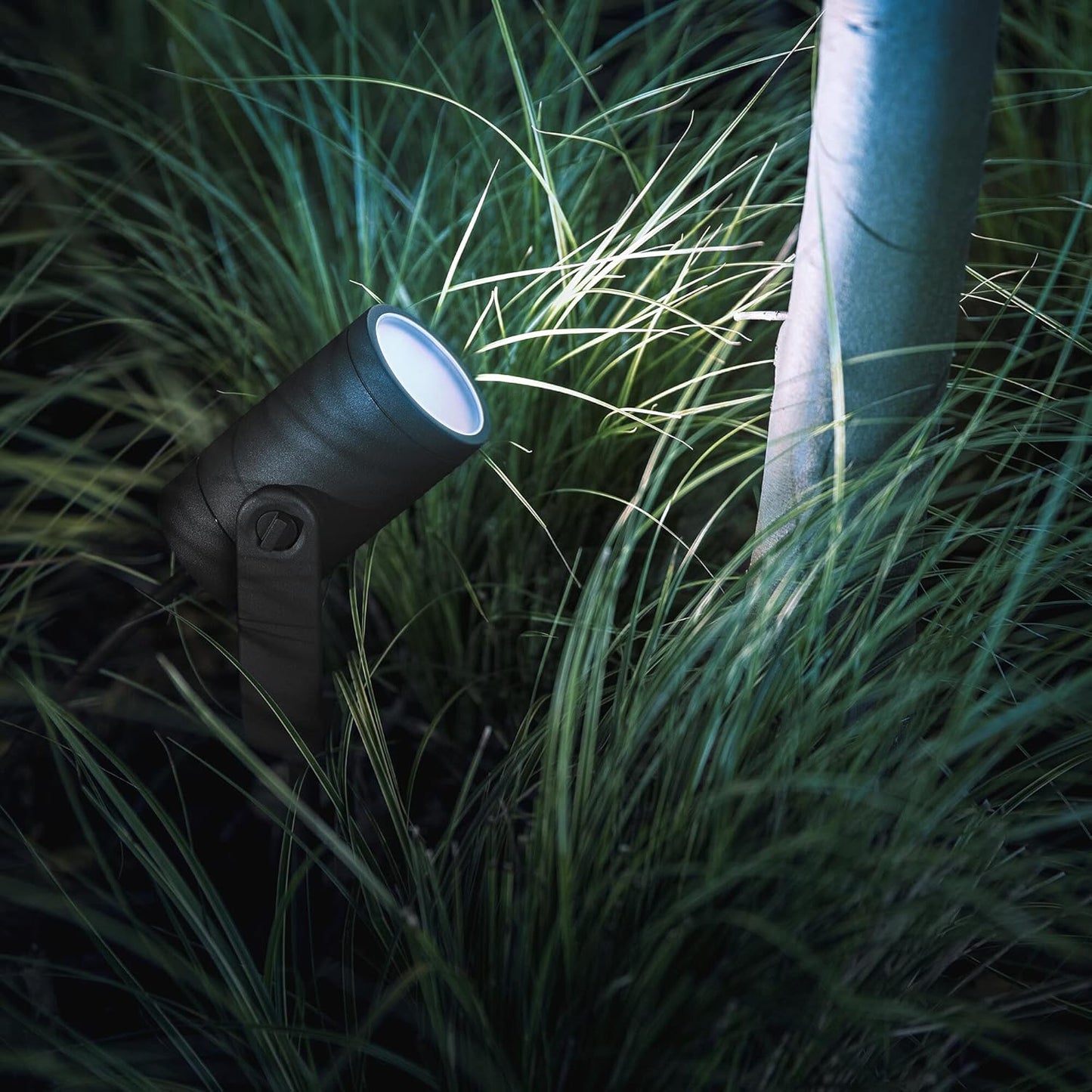 Philips Lighting Hue Lily LED Integrated Garden Spotlight Base Set 1x8W RGBW Black SELV