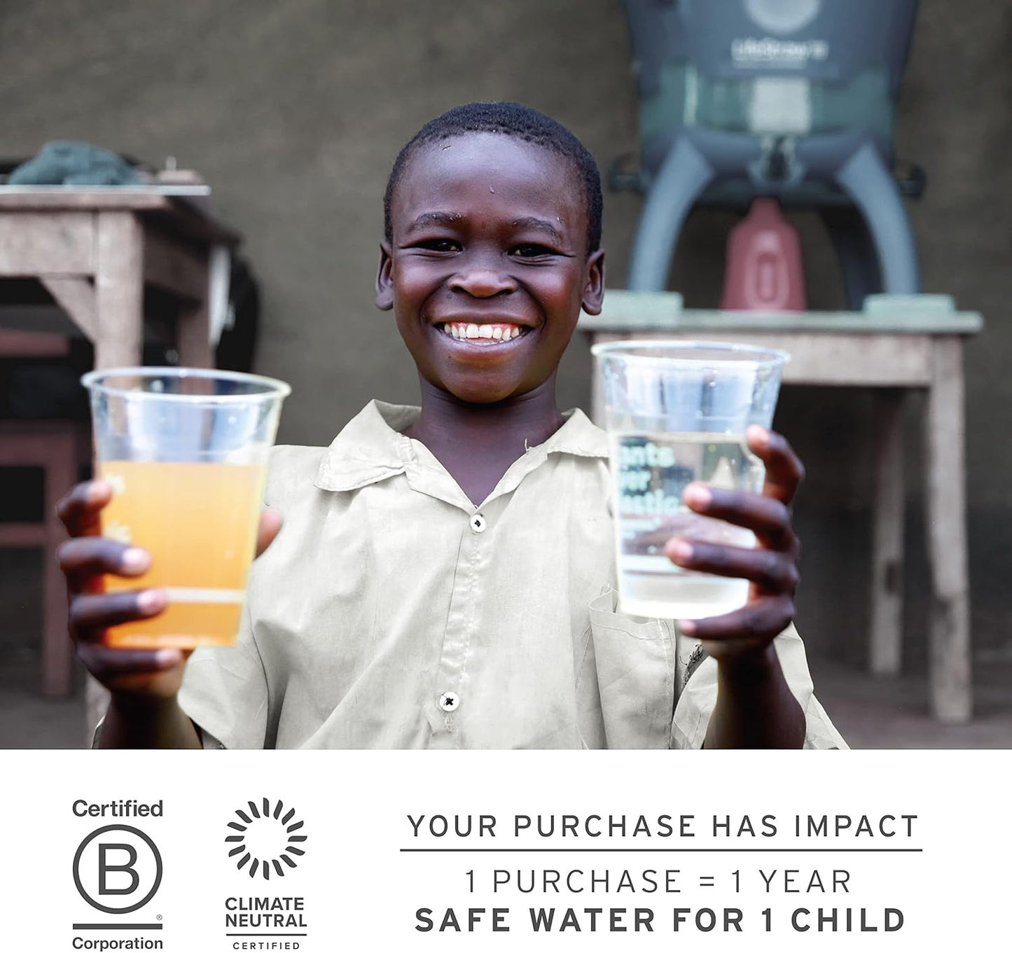 LifeStraw Go Series 2.0 Water Bottle with Filter, Laguna Teal, 650 ml Capacity