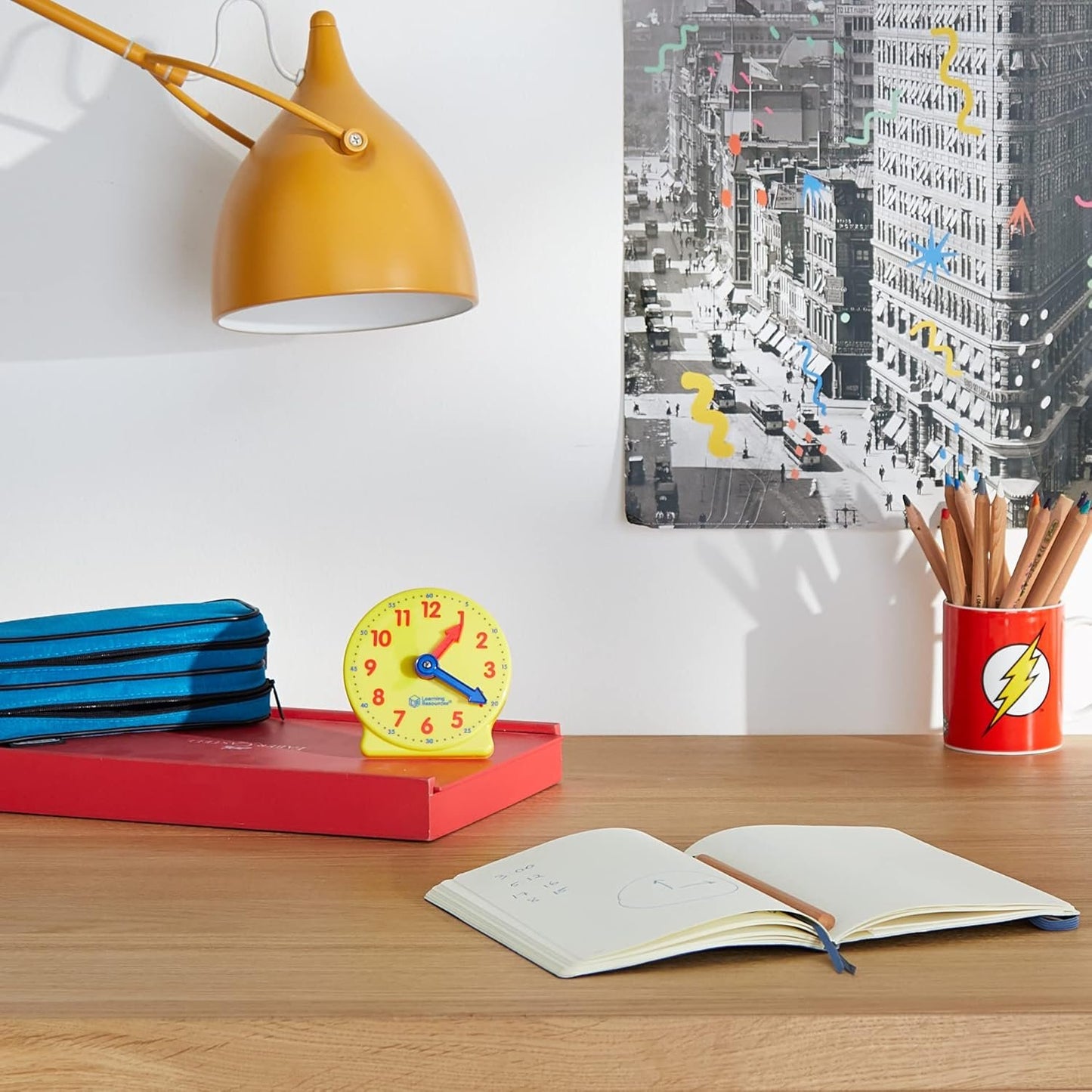 Learning Resources Smart Pack 4IN Clock, Multicolor