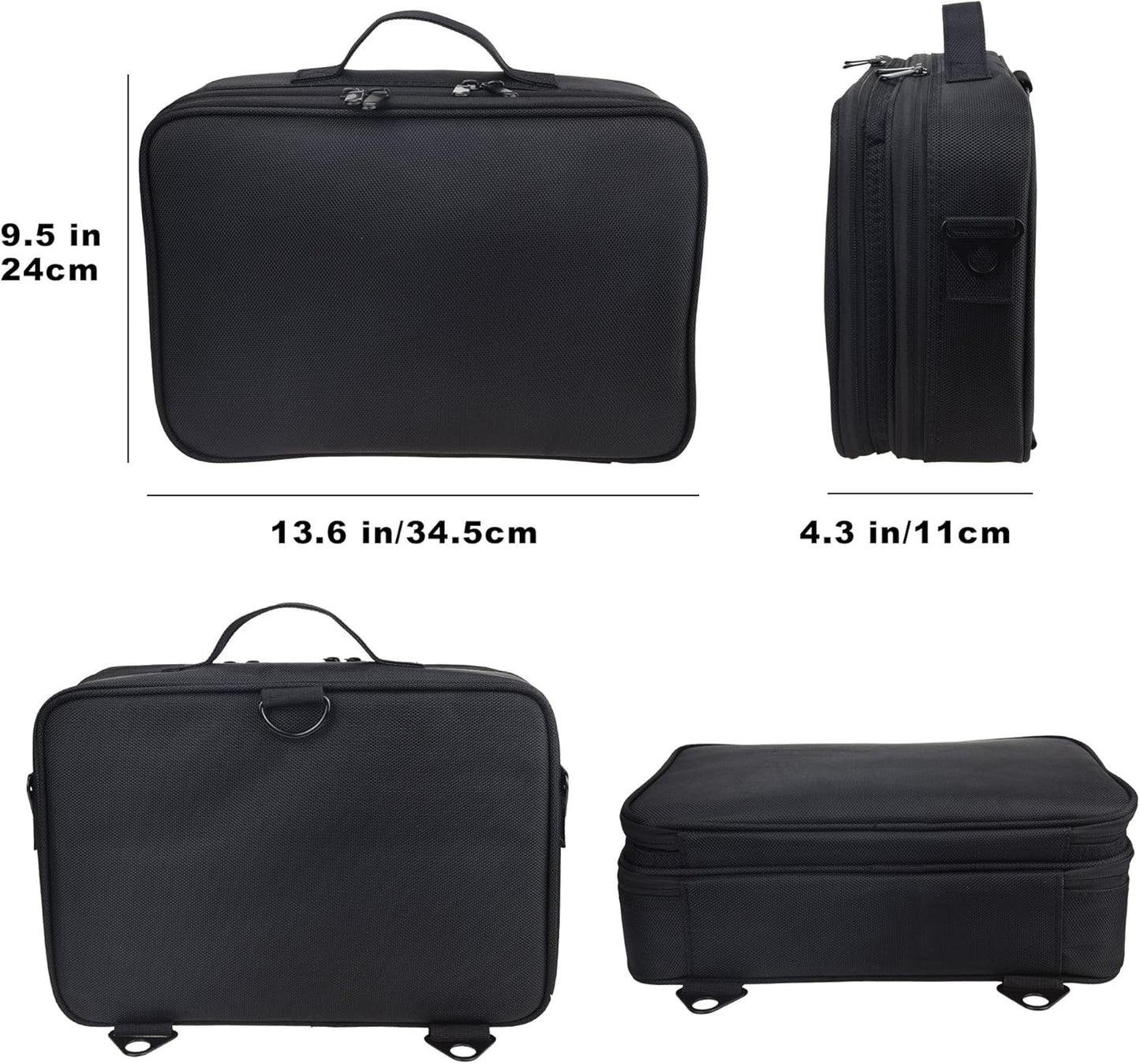 DCCN Beauty Case, Portable Travel Makeup Bag, Large Capacity Bag