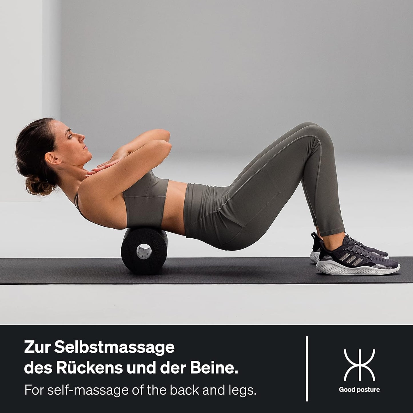 BLACKROLL® STANDARD Original Foam Roller for Self-Massage Back and Neck, Muscle Massage Roller for Functional Training, 30 cm