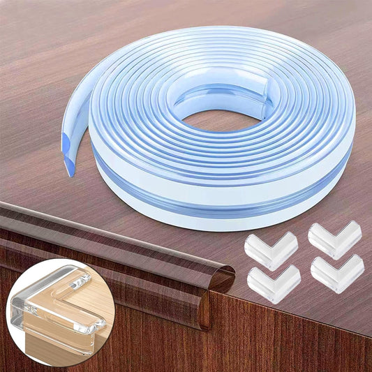 Clear Corner Protectors Adhesive Tapes, Baby Child Safety Edge Protection, Against Sharp Corners Furniture Transparent Soft Silicone Protection, 2 m…