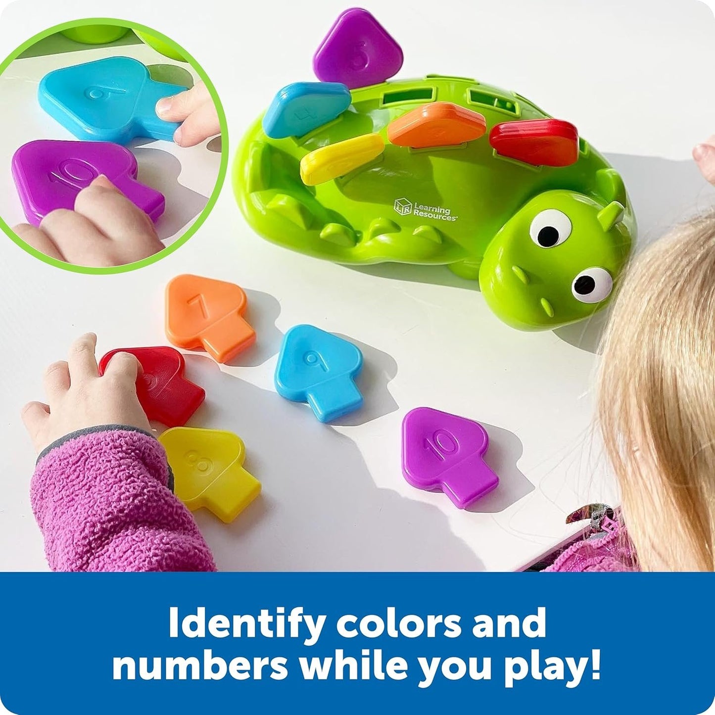 Learning Resources Steggy The Fine Motor Dino, Fine Motor Toy, Ages 18+ Months