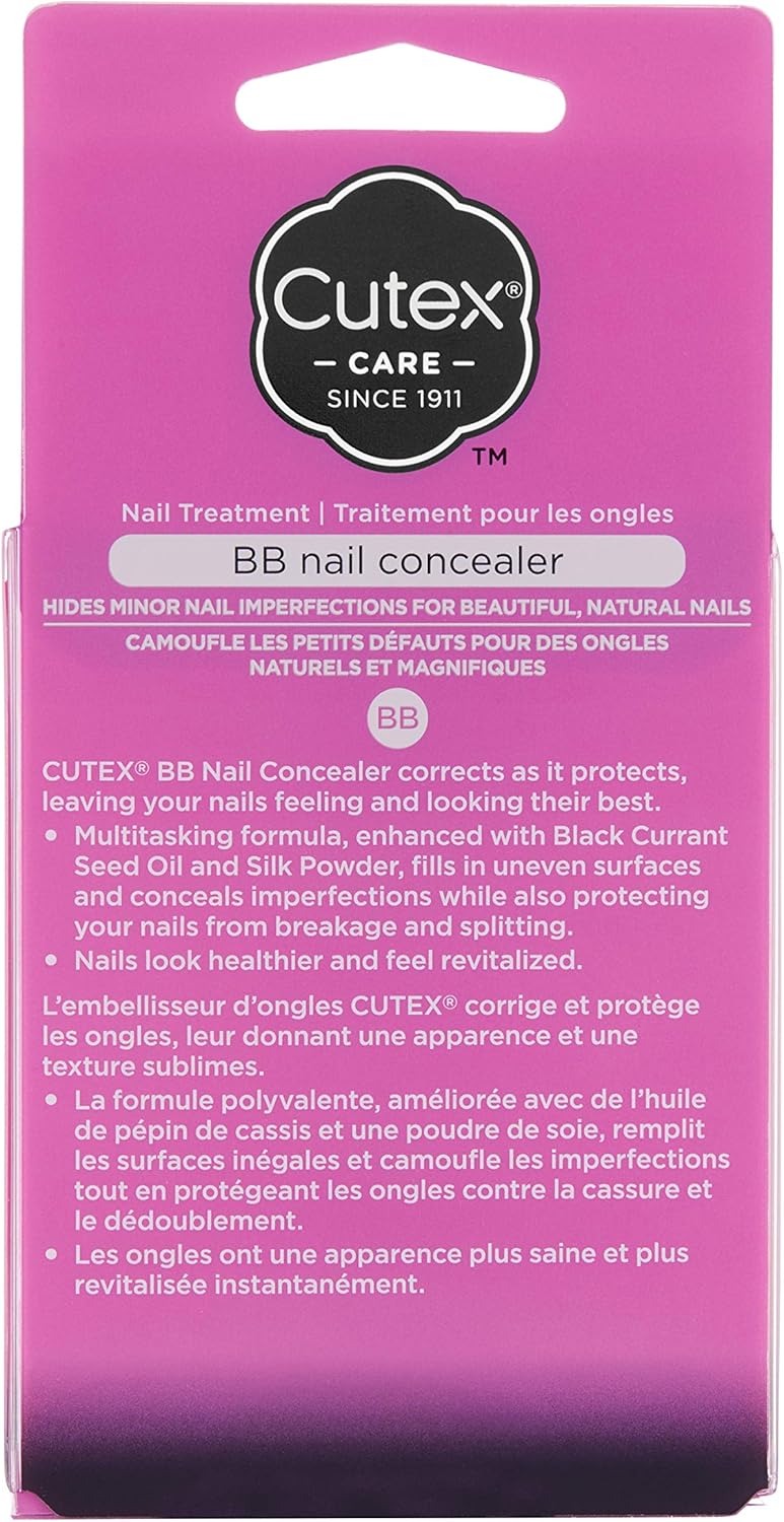 Cutex BB Nail Concealer Treatment Nail Care Treatment Corrector with Imperfect Surface or White Spots – 15 ml