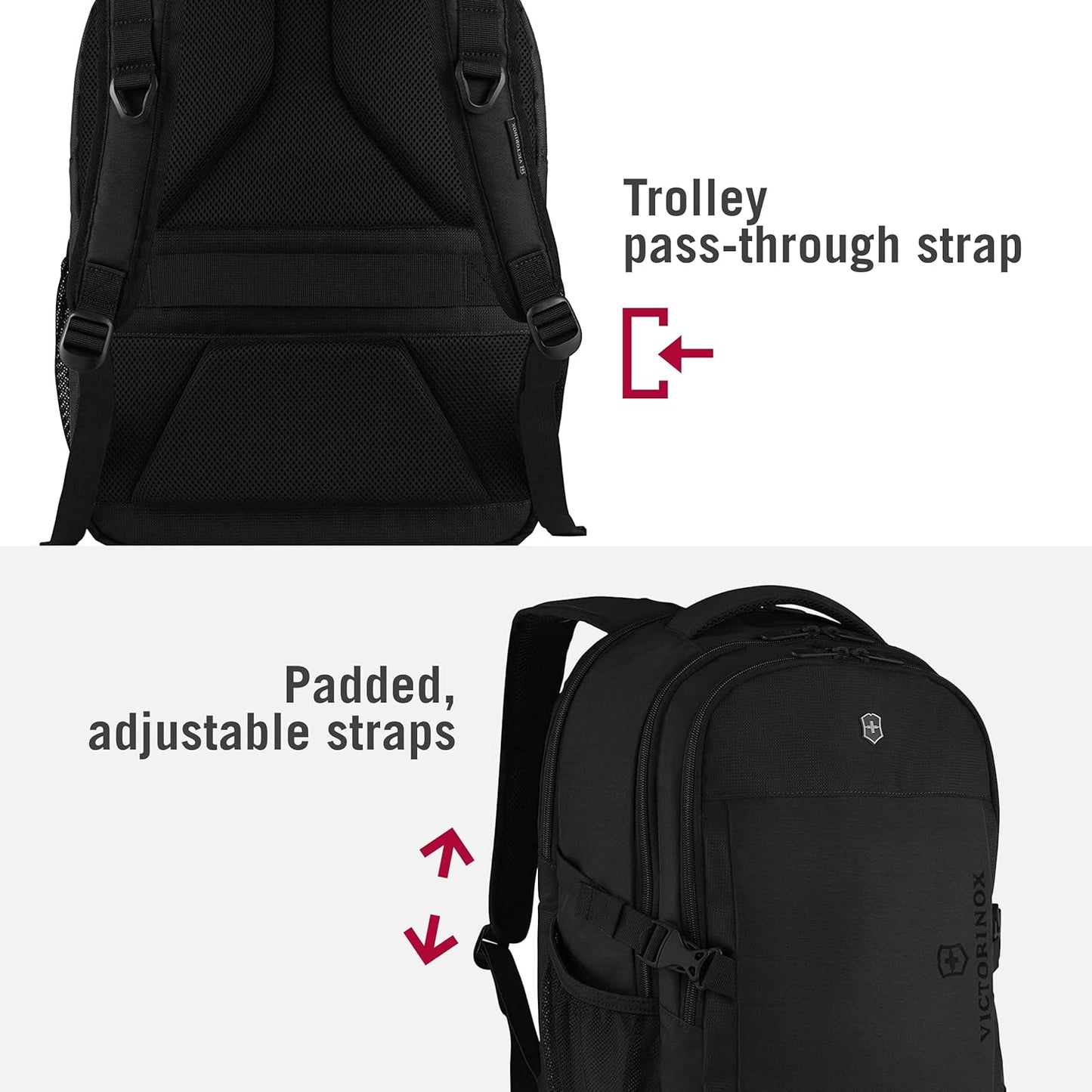 Victorinox VX Sport EVO 16-Inch Laptop Daypack, Black