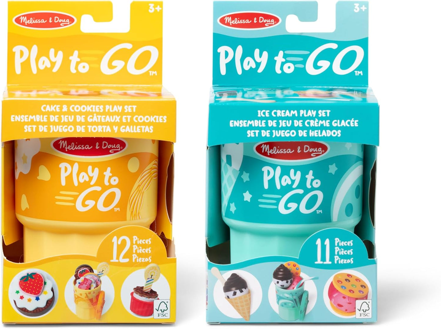 Melissa and Doug - Play to Go - Cake & Cookies Play Set