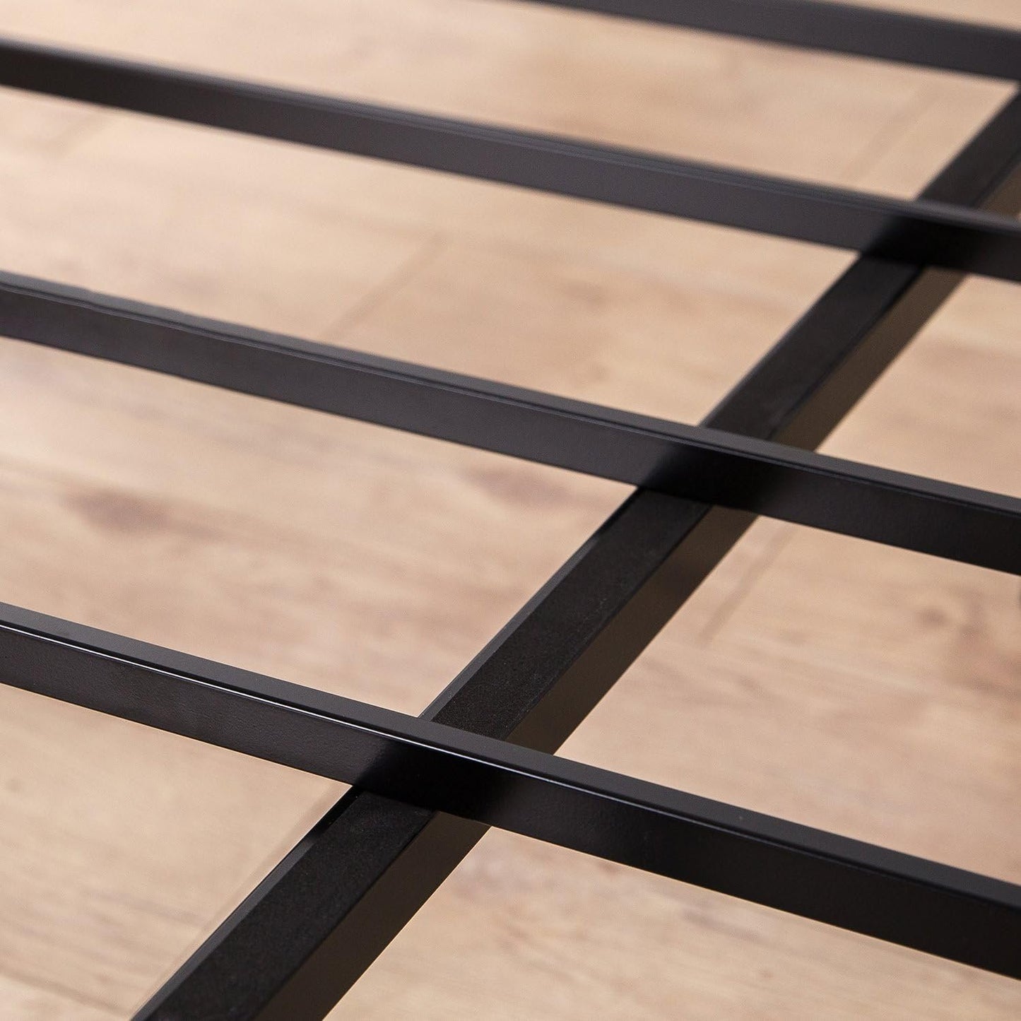 Zinus King Bed Frame - Geraldine 12 inch Black Metal Platform Bed Frame with Headboard and Footboard - No Box Spring Needed, Under Bed Storage Space, Easy Assembly, Durable Steel Slat Support, King