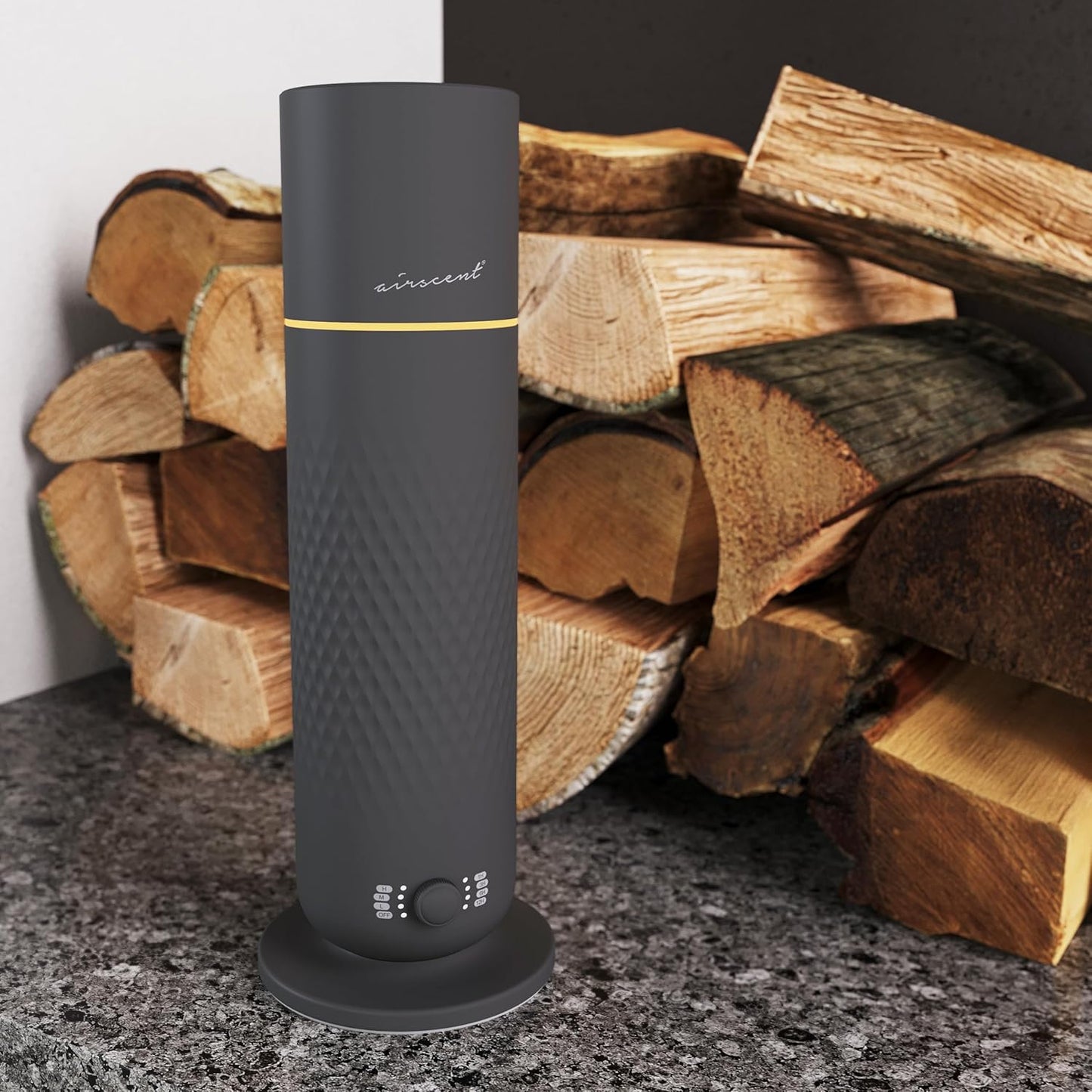 The AirScent Waterless Diffuser - Cold Air Scent Diffuser Oil Machine for Homes, Offices, Hotels and Spas - Fragrance Oil Aromatherapy Diffuser for Aesthetic Scenting - Color White - Capacity 120 mL
