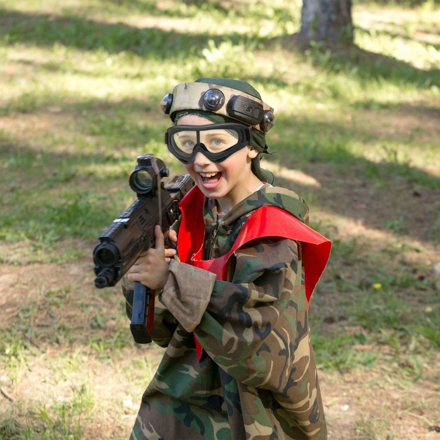 2 Pack Children's Safety Glasses with Anti Fog and UV Protection Perfect for Foam Blasters Gun