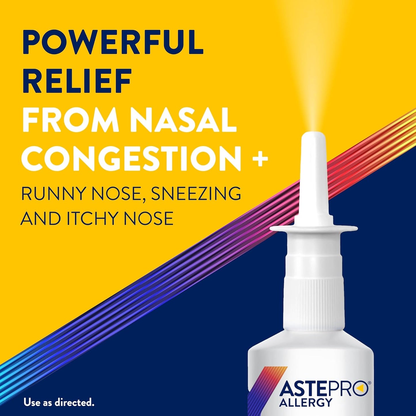 Astepro Nasal Spray and Tissue Bundle, 24-Hour Allergy Relief, Steroid-Free, Nasal Congestion, Runny & Itchy Nose, 200 Metered Sprays (Packaging May Vary)