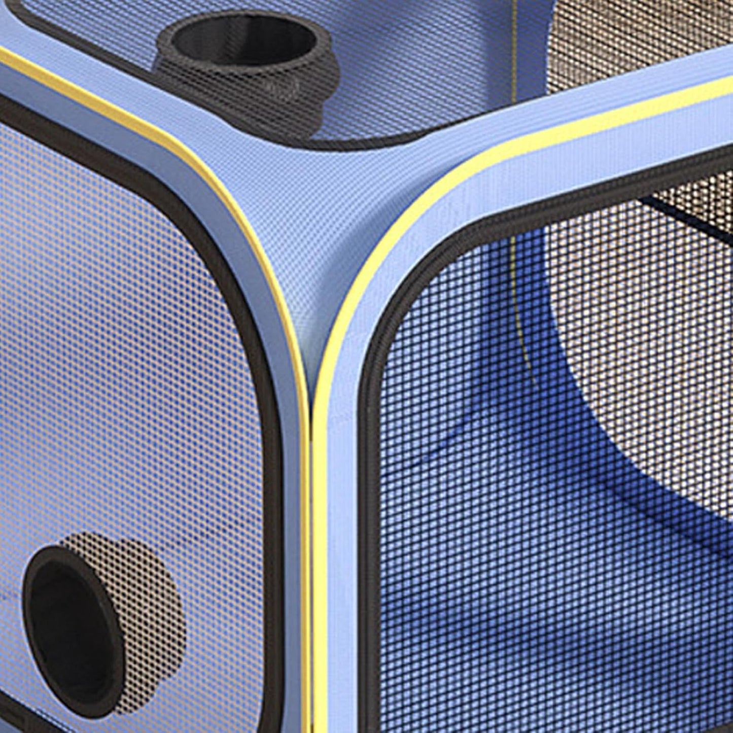 Pet Dryer Box, Portable Drying Crate for Cats Dogs Puppy, Grooming Cage with Anti Hair Flying Design, Ideal Compact Home House Room Carrier for Daily Use Travel Bath Time Care