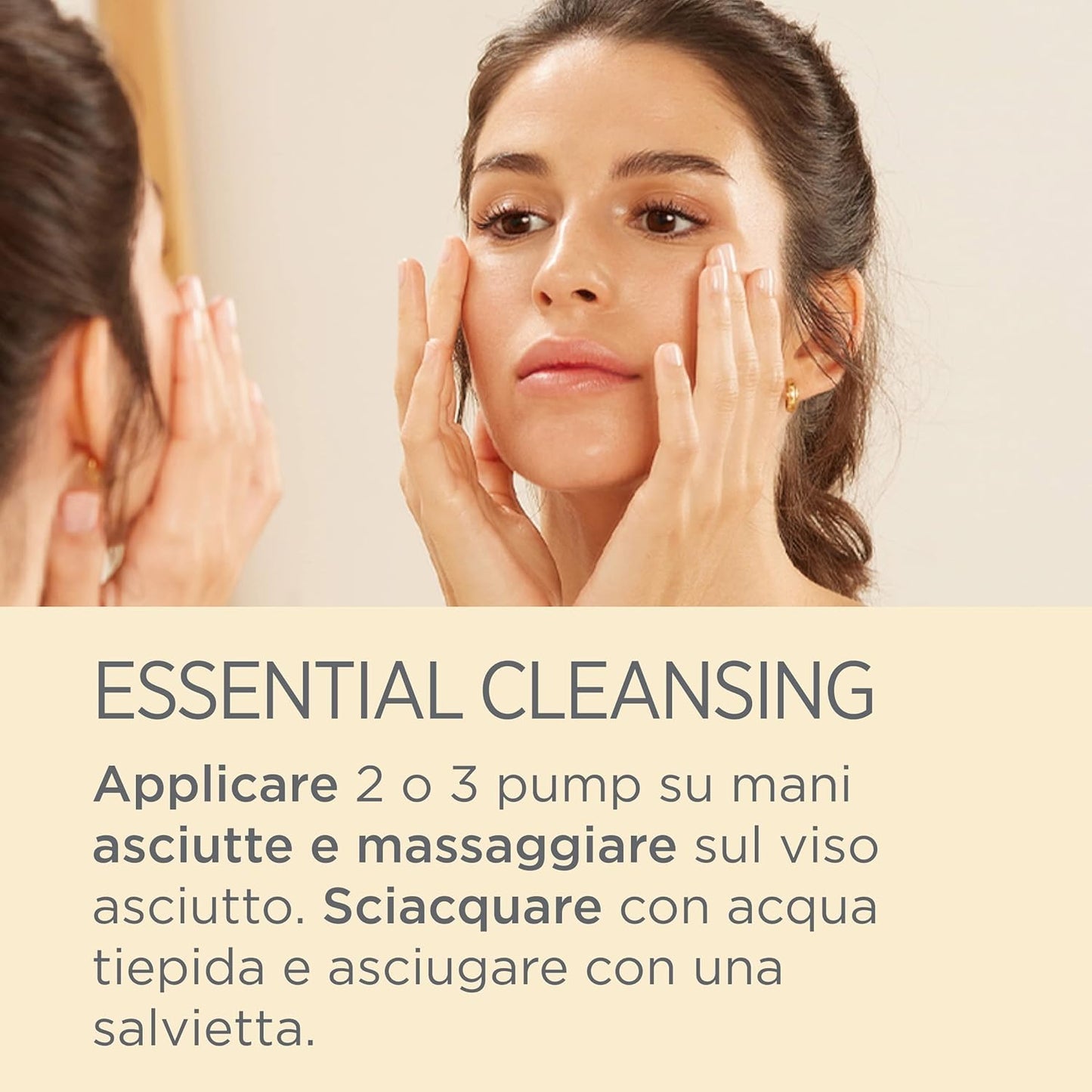 Isdin ceutics Essential Cleansing 200 ml, Delicate and Light Face Cleansing Oil with Texture from Oil to Milk, 85% Ingredients of Natural Origin