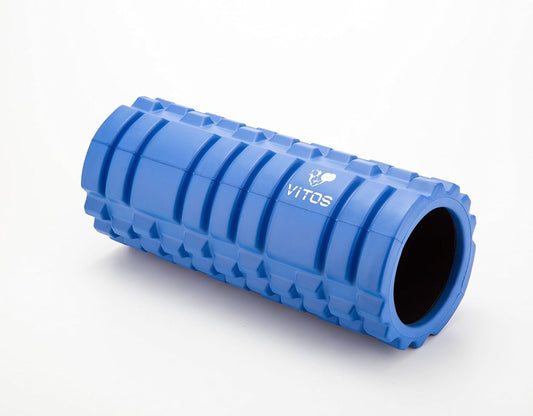 Massage Foam Roller | Exercise Stretch Massage Tool Deep Tissue Fitness Stretching Pilates Yoga Muscles Back Thigh Relief Smooth Firm Sport Therapy
