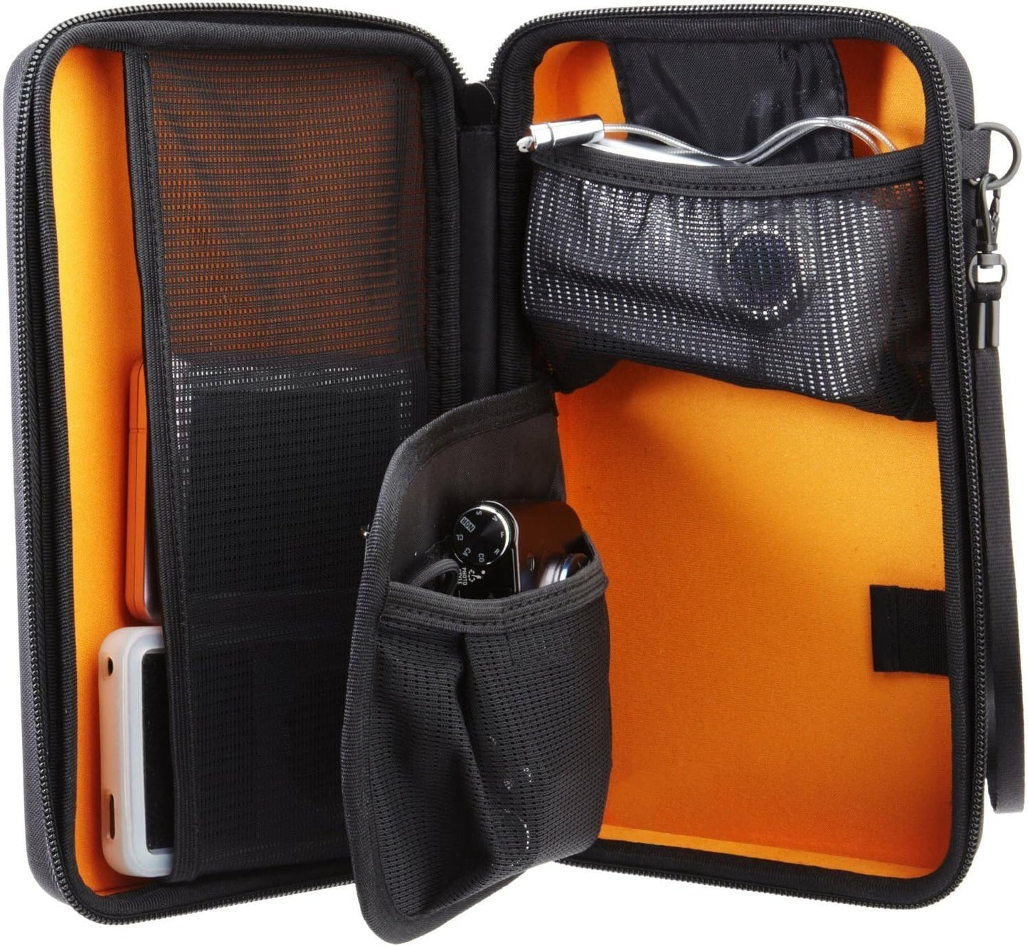 AmazonBasics Universal Travel Case for Small Electronics and Accessories, Black