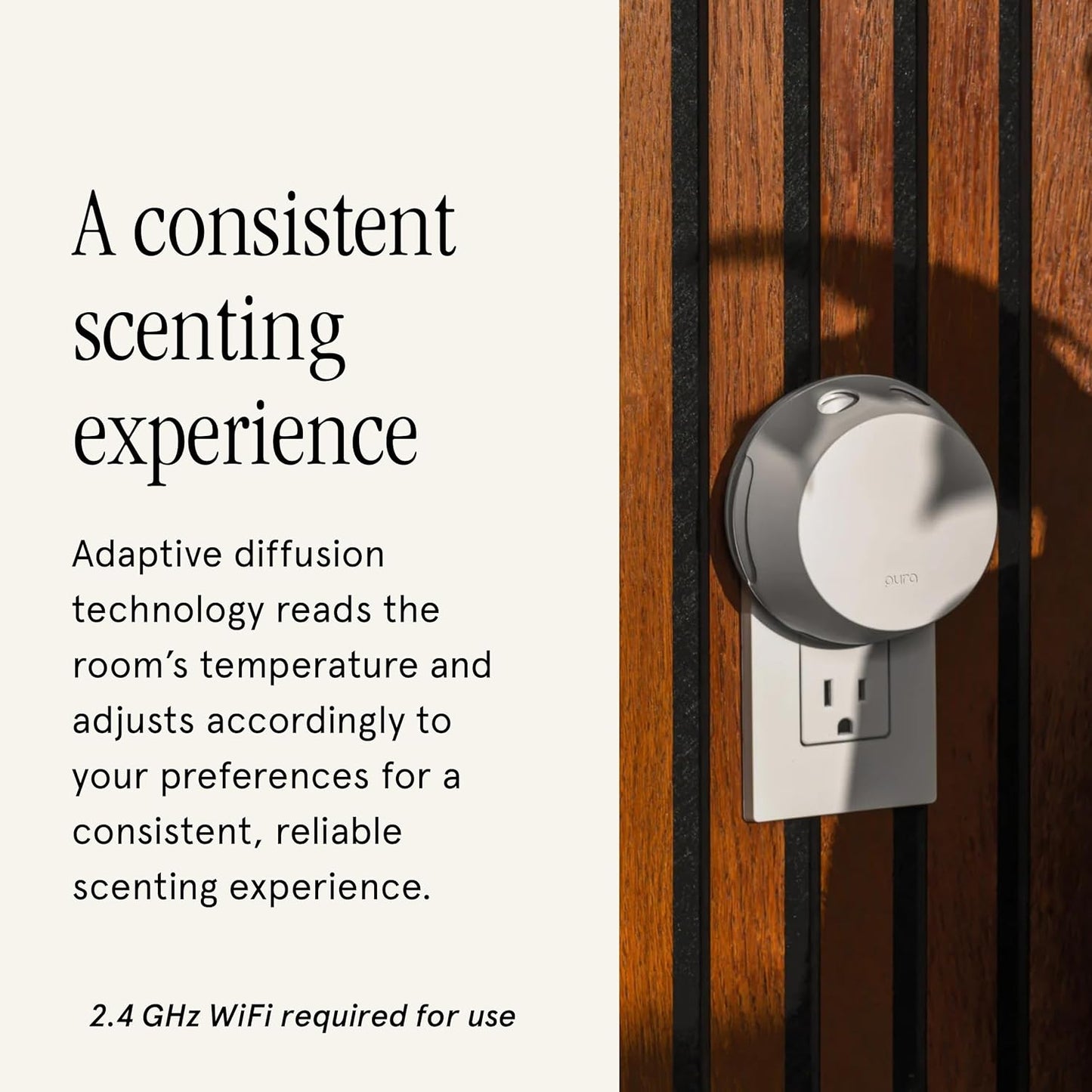 Pura 4 Smart Fragrance Diffuser - Adjustable Home Diffuser with LED Light & Automatic Vial Detection - Wi-Fi Device for Personalized Home Scenting Experience - Long-Lasting Diffuser Aroma