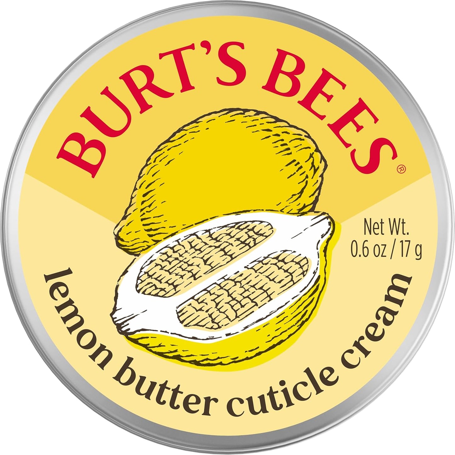 Burt’s Bees 100% Natural Origin Moisturising Lemon Butter Cuticle Cream with Vitamin E, 17g