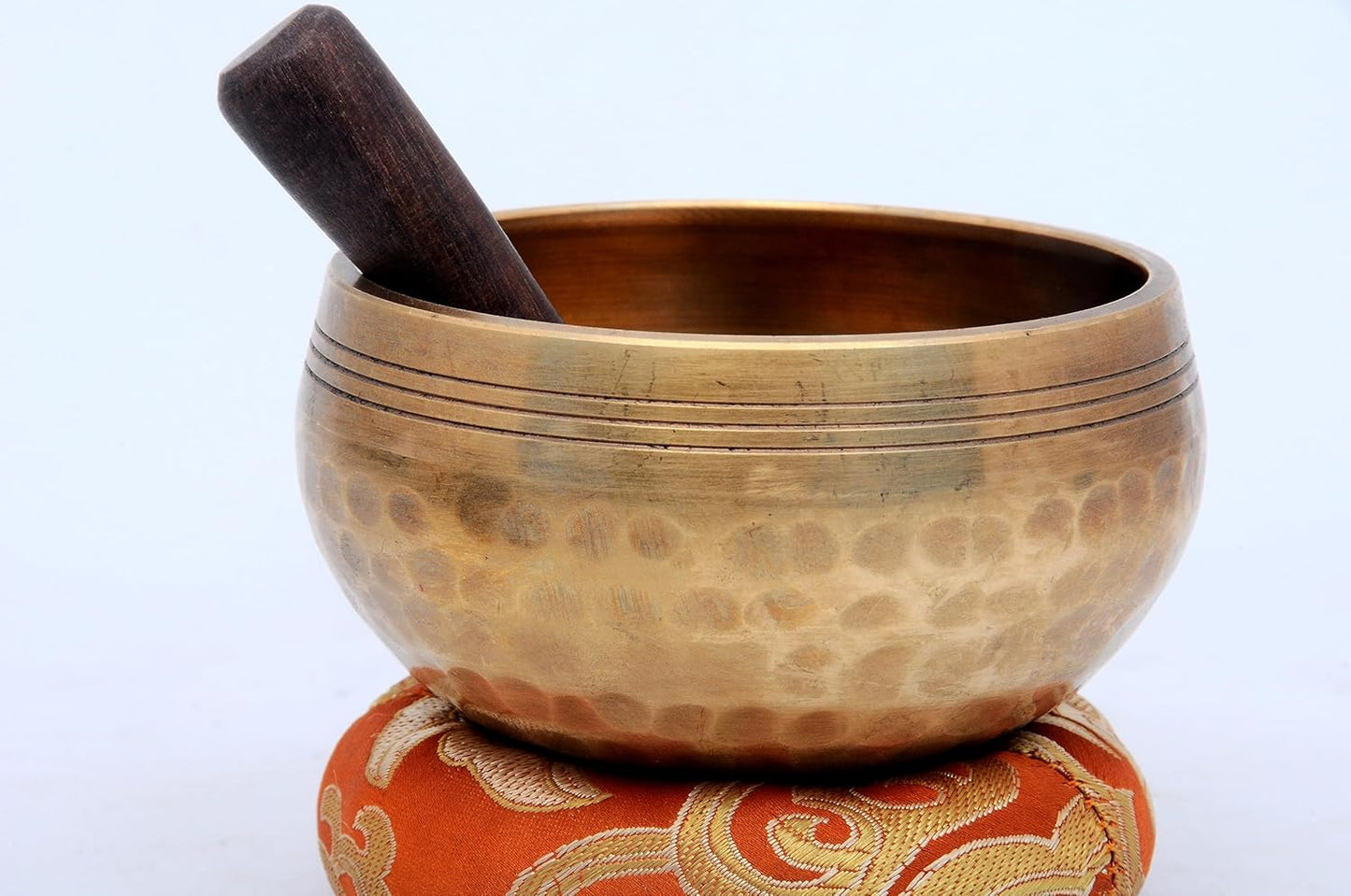 Handmade Singing bowl-Tibetan Singing bowl set-Singing bowl, Mallet and Cushion-Chakra Balance, Meditation and peace-Handmade in nepal