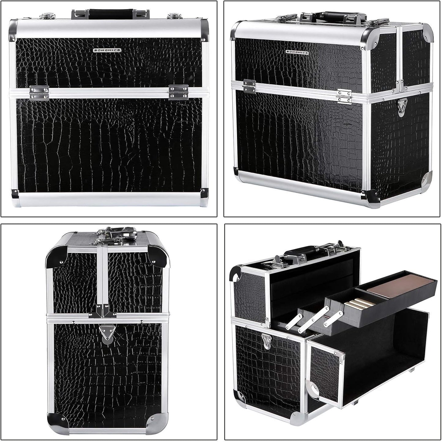 SONGMICS Grand Beauty Case 36.5 x 22 x 35 cm