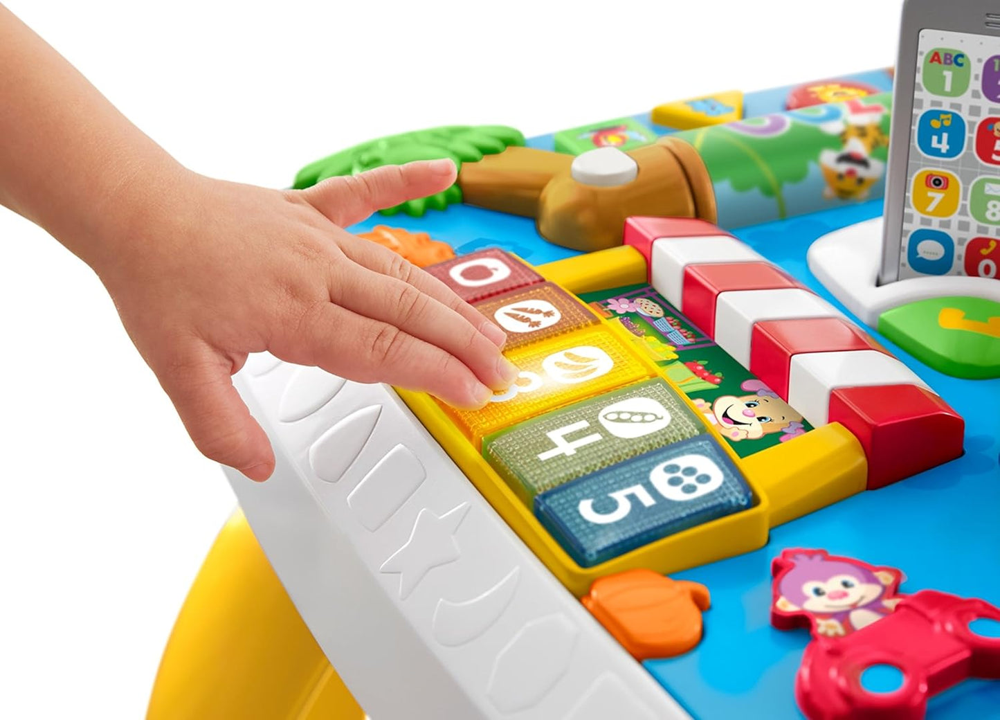 Fisher-Price Laugh & Learn Around the Town Learning Table, interactive play center with Smart Stages learning content for infants and toddlers ages 6 months & up